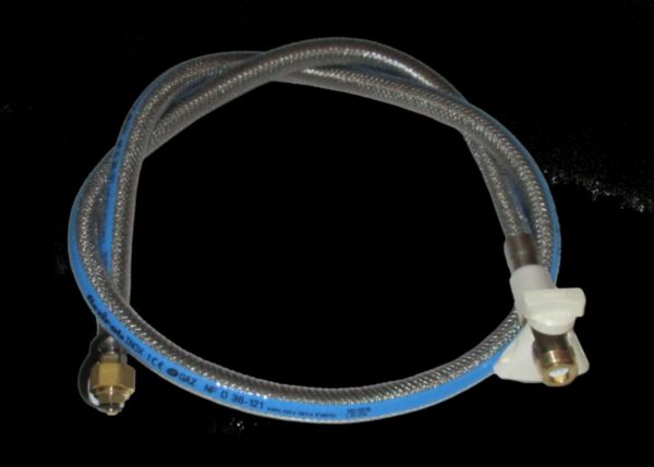 Flexible de gaz inox 1,5m ROAI serti, durée de vie illimitée réf : P010591