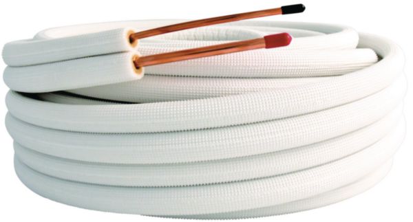 Liaison frigorifique isolée double M1 1/4 - 1/2 épaisseur isolant 10 mm longueur 50 m réf.2821028083876