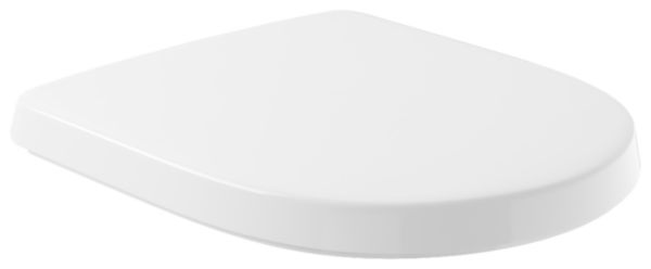 Abattant ONOVO en duroplast avec charnières en acier inoxydable, blanc réf. 9M396101
