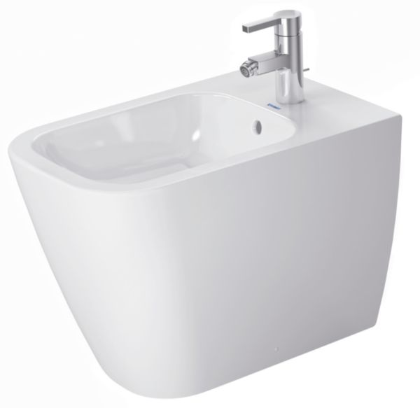 Bidet sur pied 57cm Happy D2 blanc back to wall Wondergliss réf. 22671000001
