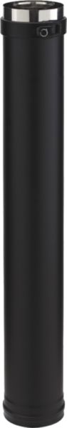 Image principale de Elément droit PGI longueur 100 cm diamètre 80-130 mm noir graphite (RAL 9030) Réf. 37080705/9030