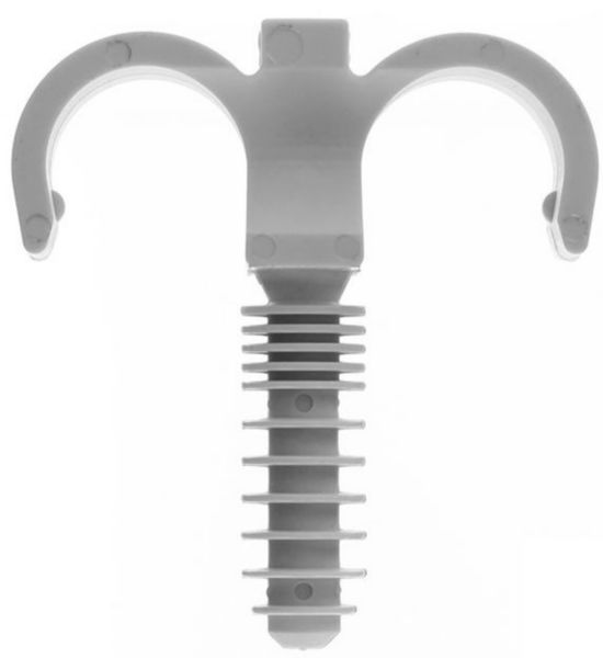 Collier cheville RAMCLIP double D16mm seau 100 pièces, réf. 56816