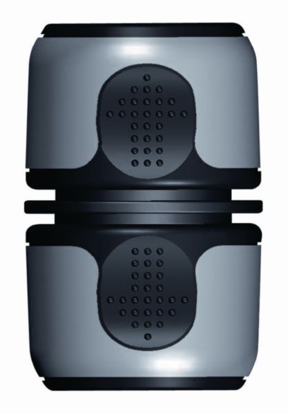 Raccord rapide plastique D.15mm - Bi-matière intégral, réf. 3951401