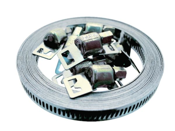 Collier sur mesure 3m - largeur 8mm + 8 boitiers, réf. 98.01686