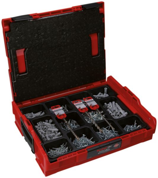 Cheville SX avec vis + foret en coffret L-BOXX réf.511434