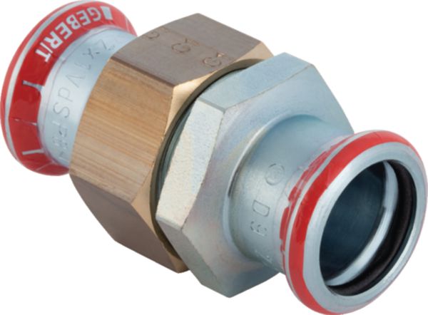 Raccord union D12mm, acier carbone Réf 25319