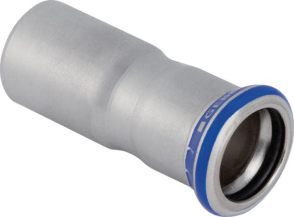 Réduction avec extrémité à emboîter D28-18mm inoxréf 32308