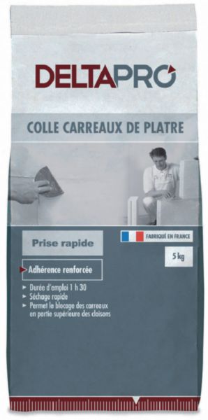 Colle à carreaux plâtre DELTAPRO sac de 5kg