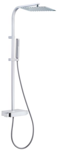 Colonne de douche Alterna Domino avec mitigeur thermostatique chromé