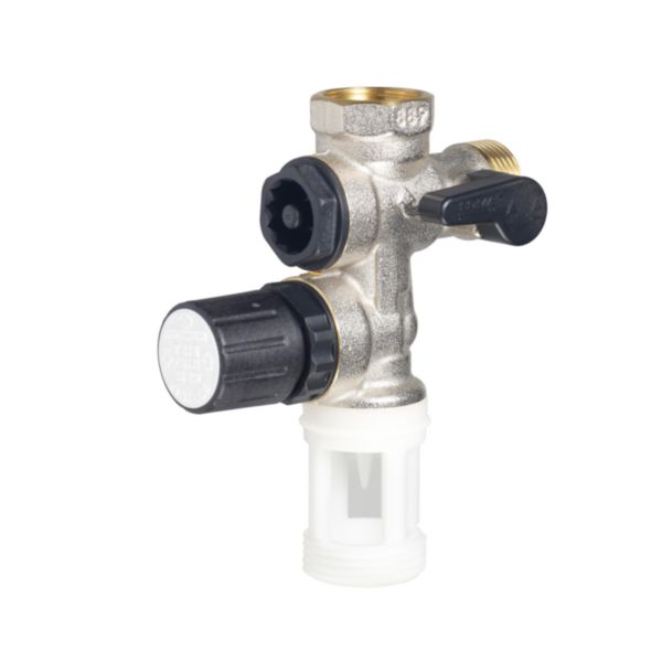 Groupe de sécurité droit, siège inox 889 Inox diam : 3/4