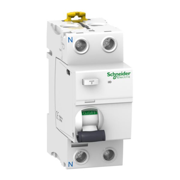 Image principale de ACTI9 INTERRUPTEUR DIFFERENTIEL IID 2P 40A 30MA TYPE AC Réf A9R11240