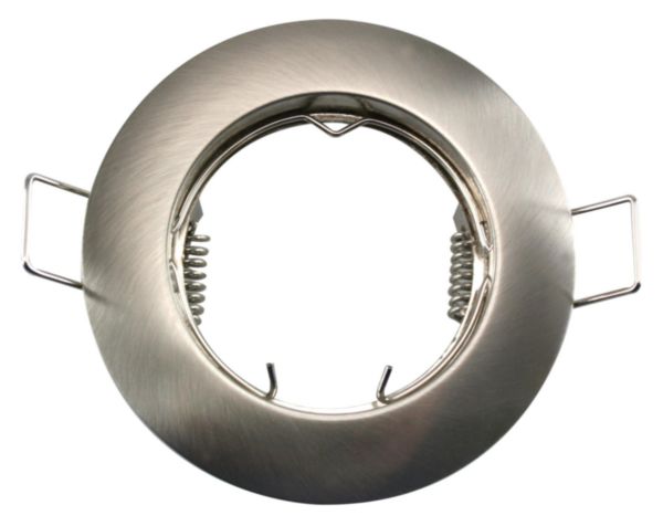 Anneau rond fixe zamack alu brosse - Réf. 407460