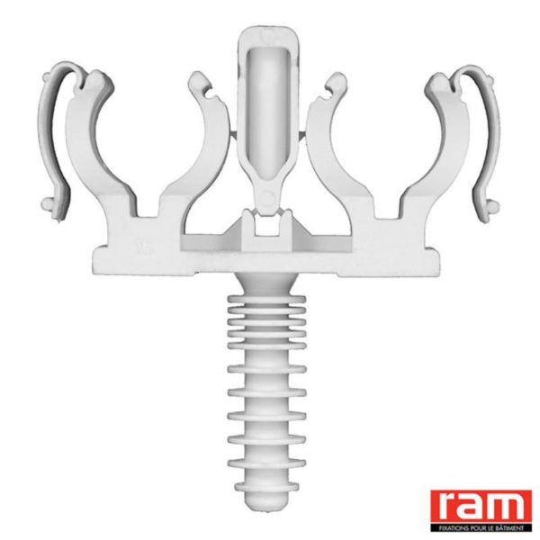 Colliers chevilles CLIPEO double 16 mm pour la pose de multicouches réf 58816