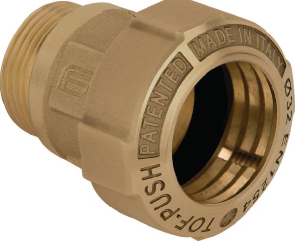 Raccord Tof Push mâle pe20 15x21 réf 10010004PFB