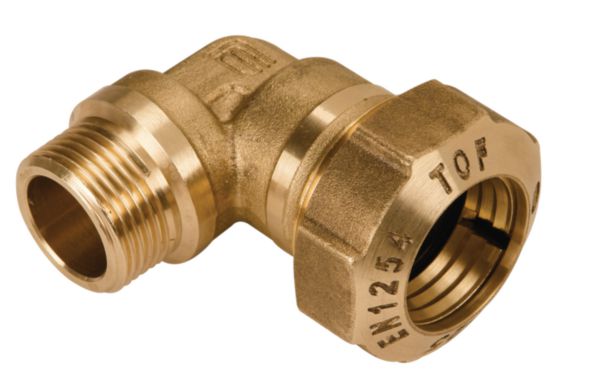 Coude Tof Push mâle pe25 20x27 réf 10060005PFB