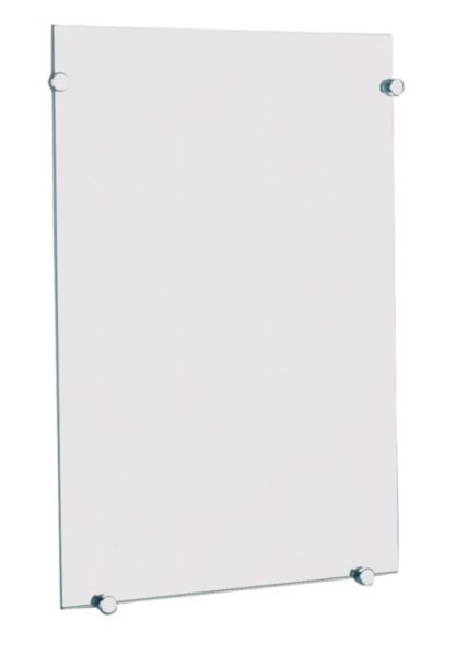Miroir de toilette rectangulaire 420 x 600 mm réf. 3450
