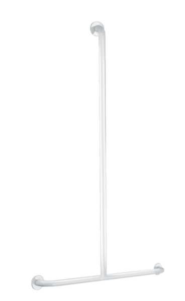 Barre de maintien en T ECO D 32 époxy blanc réf. 35440W