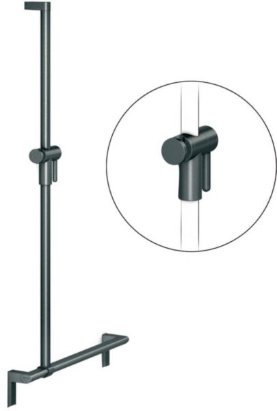Main courante douche 600 x 1200 mm 700.485.060 anthracite réf. 7485060095