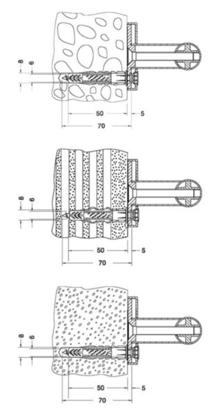 Set de fixation n 1 réf. 34990000100