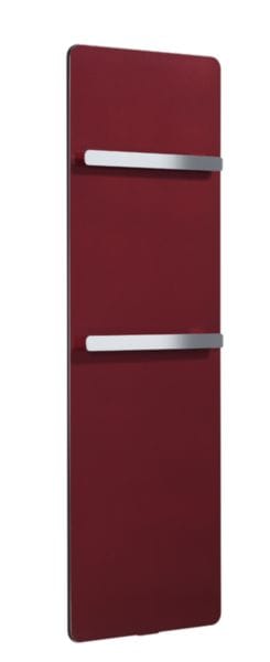 Image principale de Sèche-serviettes Plume eau chaude puissance 465W (dT50), hauteur 1250 mm, largeur 400 mm, raccordement par le bas, entraxe 50 mm centré, Aller/Retour réversible, couleur Réf. GP-125-040C