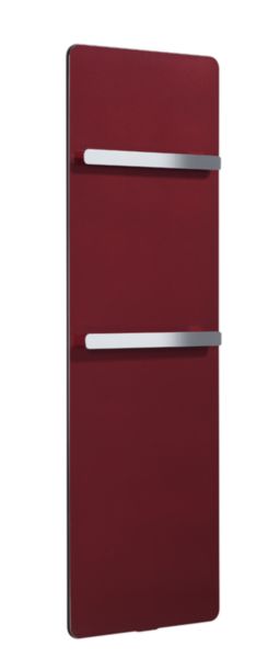 Sèche-serviettes Plume eau chaude puissance 994W (dT50), hauteur 1890 mm, largeur 600 mm, raccordement par le bas, entraxe 50 mm centré, Aller/Retour réversible, couleur Réf. GP-190-060C