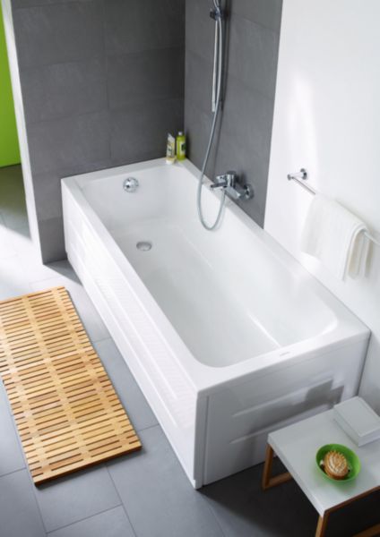 Baignoire d-code 1700x700mm blanc ecoulement lateral réf. 700098000000000