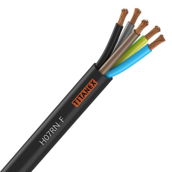 Câble souple H07RNF 5G1,5 - couronne de 50 mètres