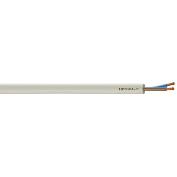 Câble souple domestique H05VVF 2 x 1 - blanc - couronne de 100 mètres