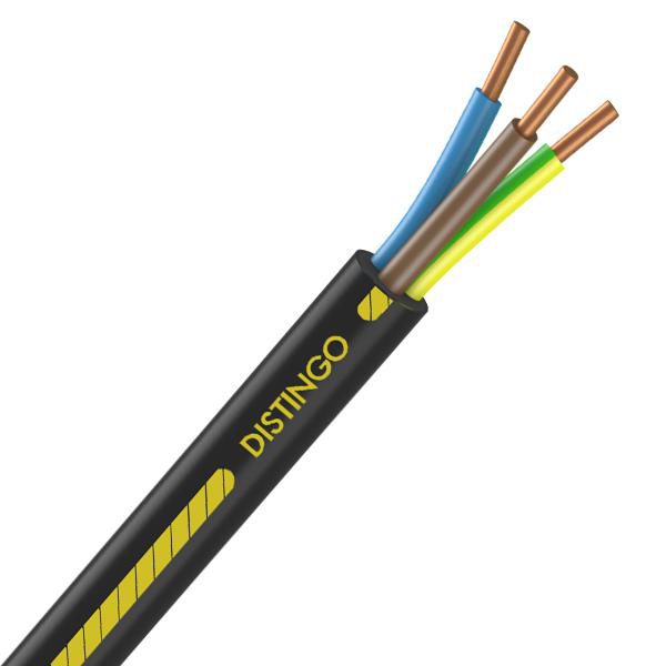 Câble rigide U-1000 R2V 3G2,5 - couronne de 50 mètres