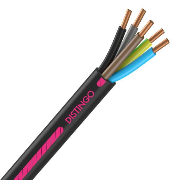 Câble rigide U-1000 R2V 5G1,5 - couronne de 50 mètres