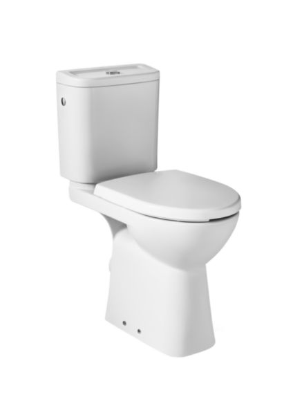 Pack WC Access surélevé sortie horizontale réservoir avec mécanisme 3 / 6 L monté alimentation latérale blanc Réf. A349239000
