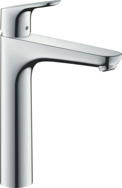 Mitigeur de lavabo cartouche à deux vitesses FOCUS 190 Chromé réf. 31658000