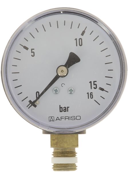 Manomètre D 63 sec 0 - 16 bars réf. 63515