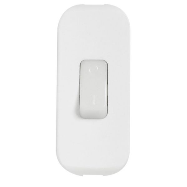 Interrupteur à touche blanc - Réf. 040187