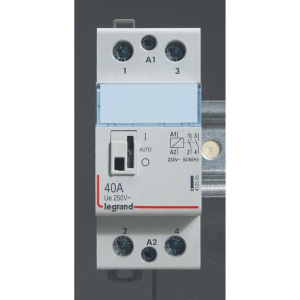 Image principale de Contacteur de puissance bobine 230 V~ 2P 250 V~ 40 A 2F 2 mod Ref.412545