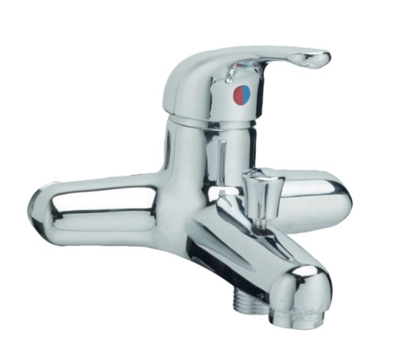 Mitigeur bain-douche avec raccords Alterna Rénovation entraxe : 55 à 155 mm Chromé