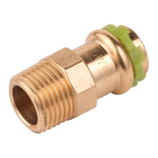Mamelon SP 4243GV cuivre M à visser - F à sertir diam 14-20x27 réf 6671911