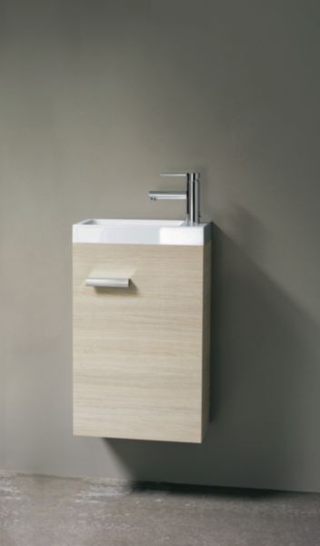 Lave-mains Alterna Concerto synthèse, réversible, L40 cm, blanc brillant
