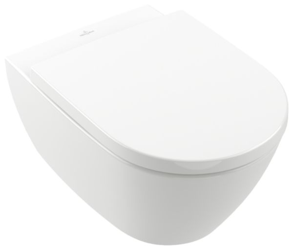Cuvette suspendue SUBWAY 20 direct flush blanc céramique plus 56,5x37,5cm réf. 5614R0R1