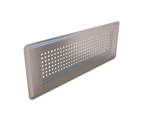 Image principale de Grille d'insufflation rectangulaire inox. 188317