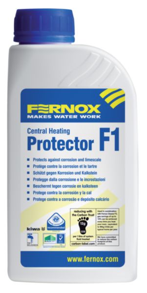 Détartrant de corrosion pour installations de chauffage central protector f1 bidon 0,50 l réf 62094
