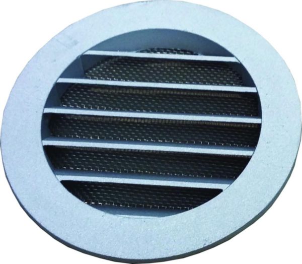 Grille circul. fonte alu 200 Réf EXTAF 200S