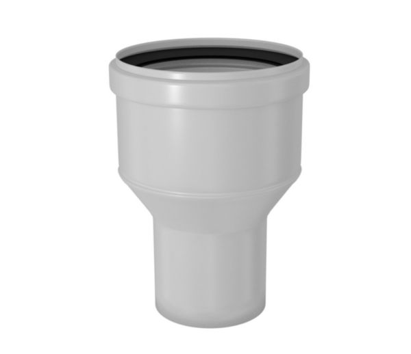 System isocox polypropylène pps adaptateur pps d 110 femelle / d 80 mâle réf. 431080