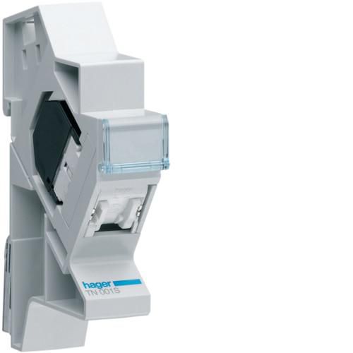 Connecteur rj45 cat.5e ftp + support Réf. TN001S