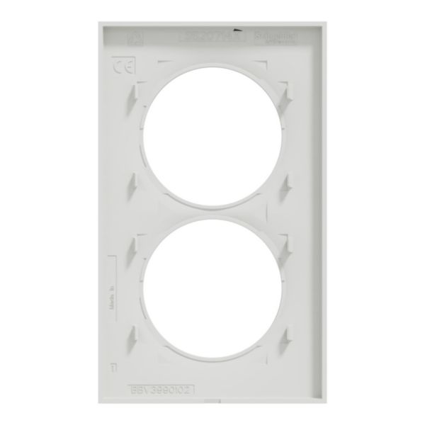Odace style plaq blanc 2p57 s520714