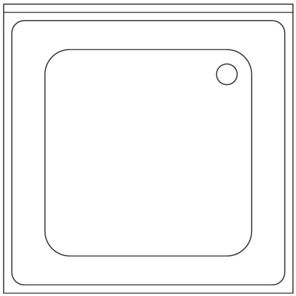 Plonge  SGP sans égouttoir 1 cuve 70 x 70 inox 18/10