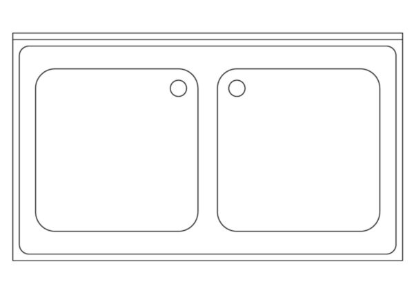 OBSOLETE  Evier à encastrer ovale 1 cuve et 1 égouttoir, dim. 83 x 43,7 cm, en inox 18/10 SATINE, percé, livré avec vidage manuel complet, bonde panier diam.90 et obturateur