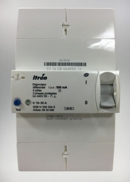 Disjoncteur selectif 500ma btiv 50030s Réf AVDA0105562X