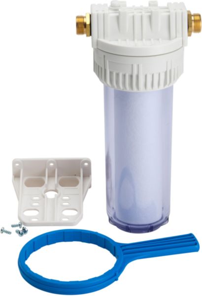 Kit filtration pour adoucisseurs SOFTEO avec filtre, cartouche, équerre et clé réf Q516006001