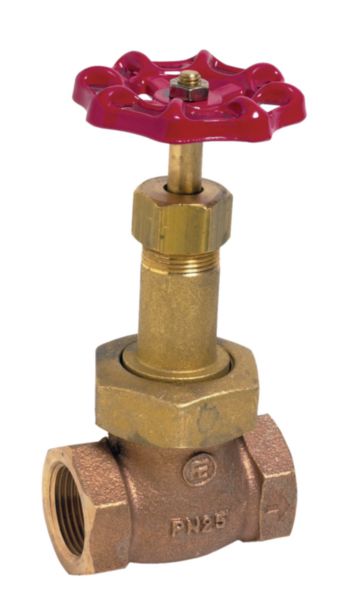 Robinet à soupape bronze, chapeau union, taraudé BSP 3/4
